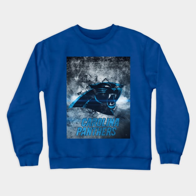 Carolina Panthers Crewneck Sweatshirt by krissyyy01